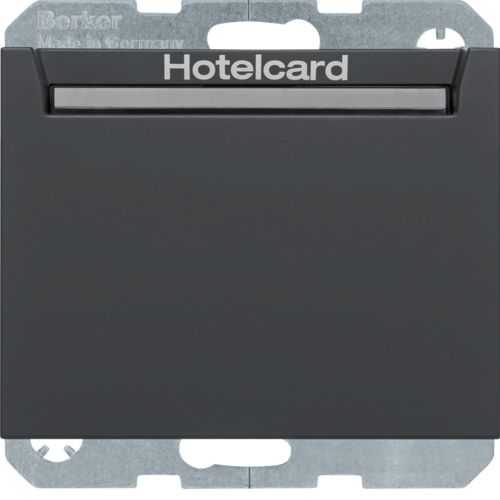 Berker 16417116 Relais-Schalter mit Zentralstück für Hotelcard Berker K.1/K.5 anthrazit, matt Mesch Shop Berker 16417116 Relais-Schalter mit Zentralstück für Hotelcard Berker K.1/K.5 anthrazit, matt Mesch Shop